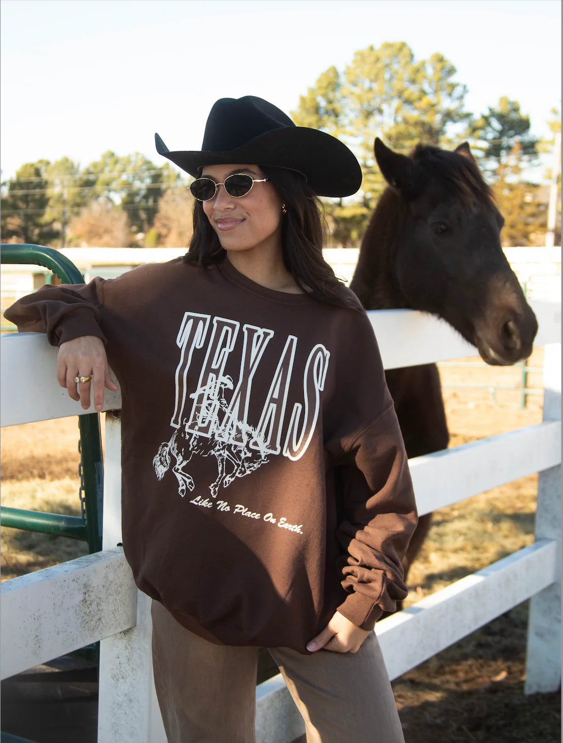 Texas - Like No Place on Earth Sweatshirt