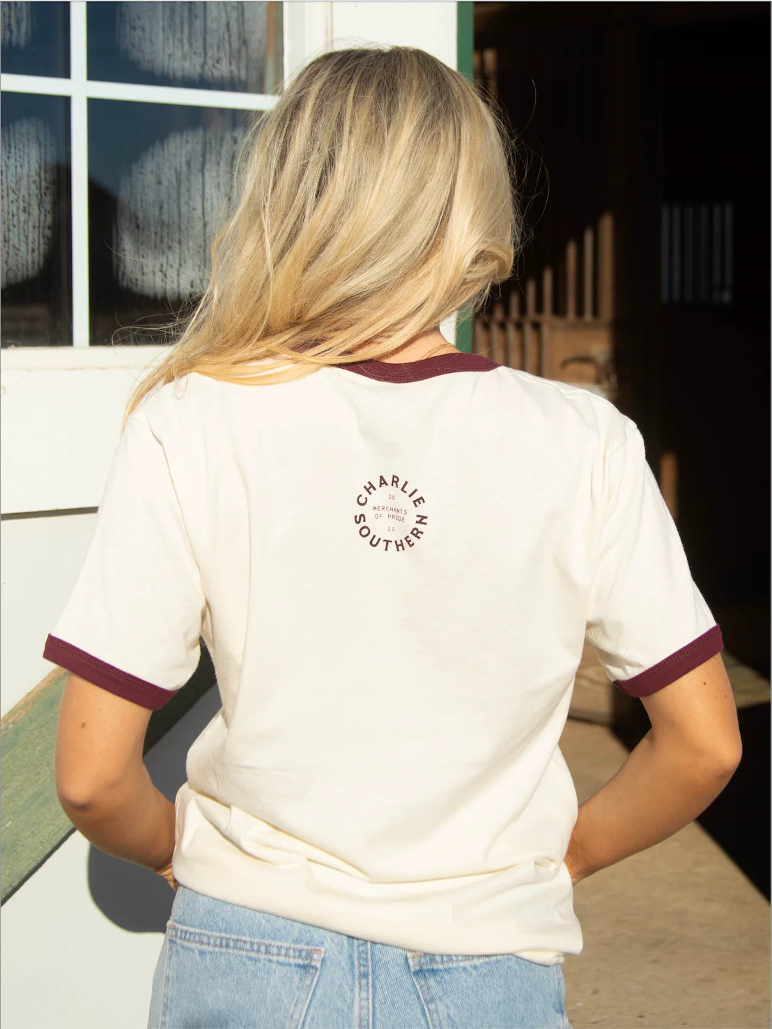 Country Spirit Ringer Tee