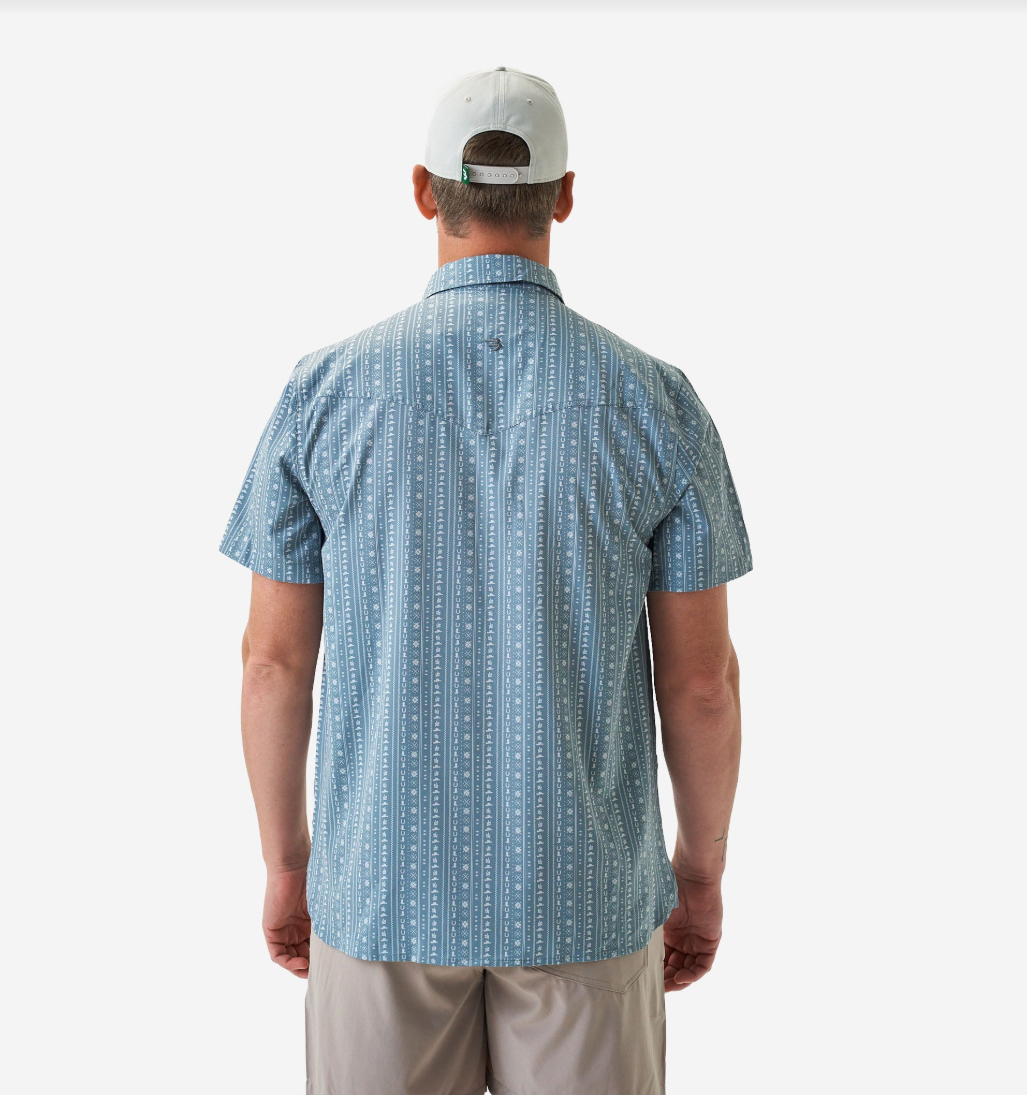 Burlebo Men's Performance Western Shirt - Burlebo Ranch Sage