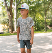 Burlebo Youth & Toddler Go To Tee - Classic Deer Camo