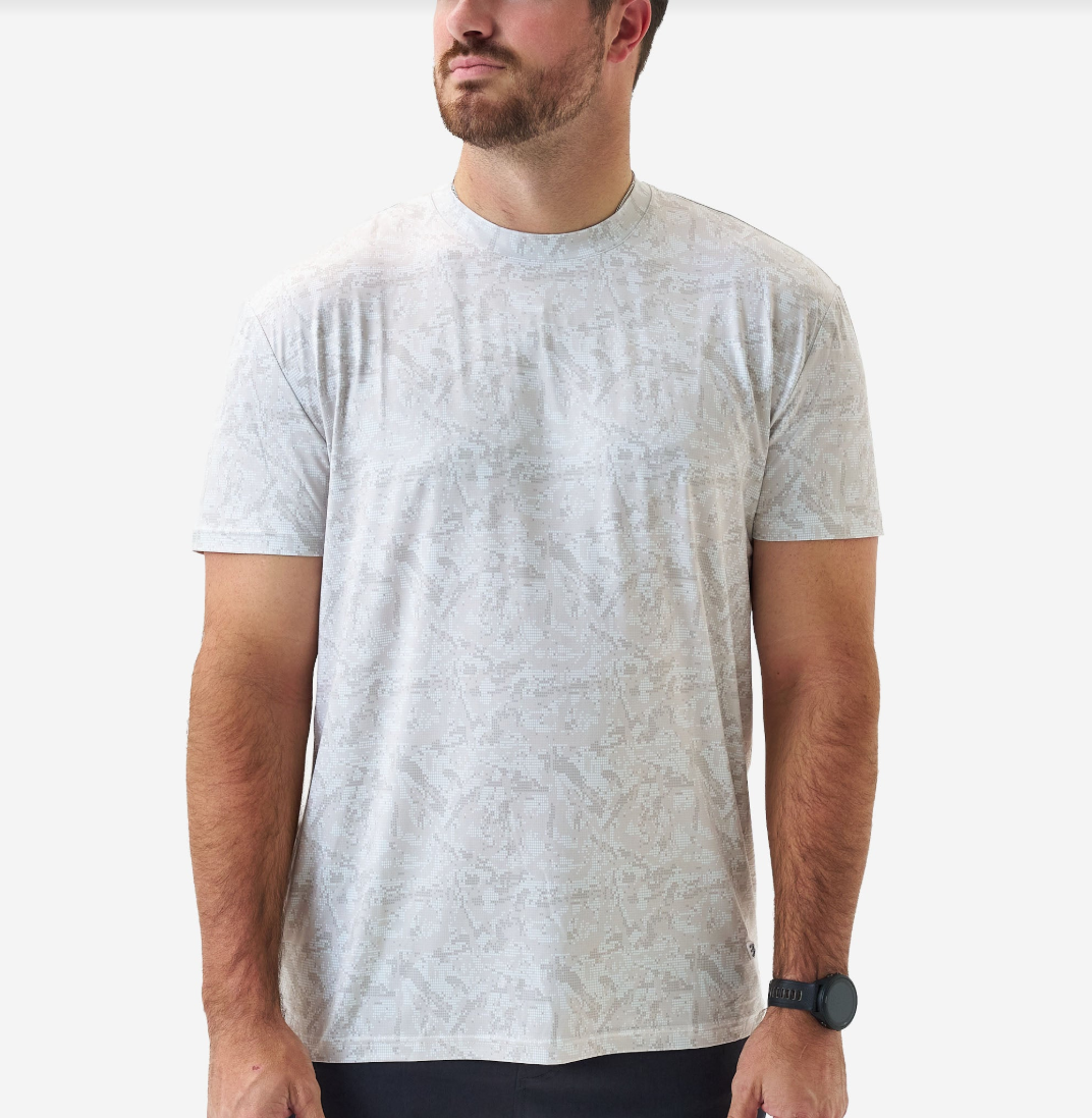 Burlebo Go To Tee - Digi Camo Ivory