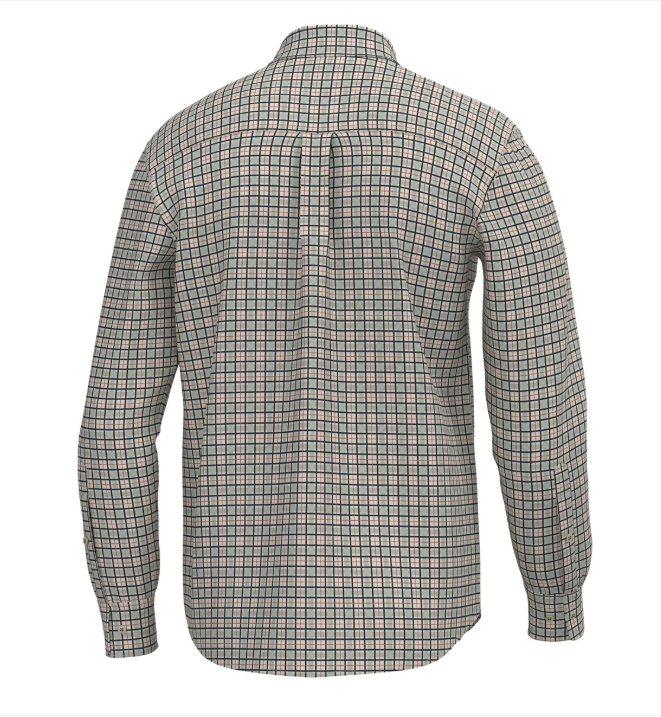 Local Boy | Faulk Dress Shirt in Gray/Red/Black