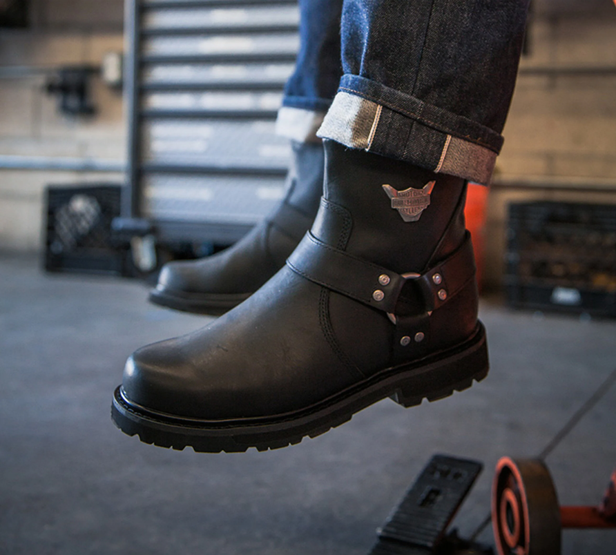 Men's Harley Davidson Rambert Harness Leather Riding Boot