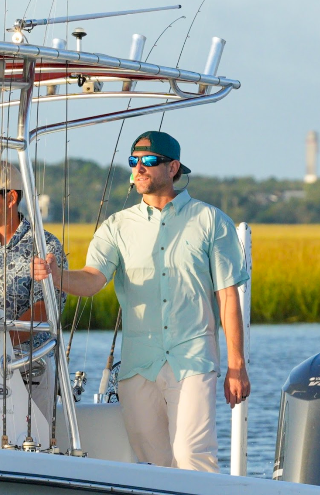 Local Boy Low Country Button Down in Mint