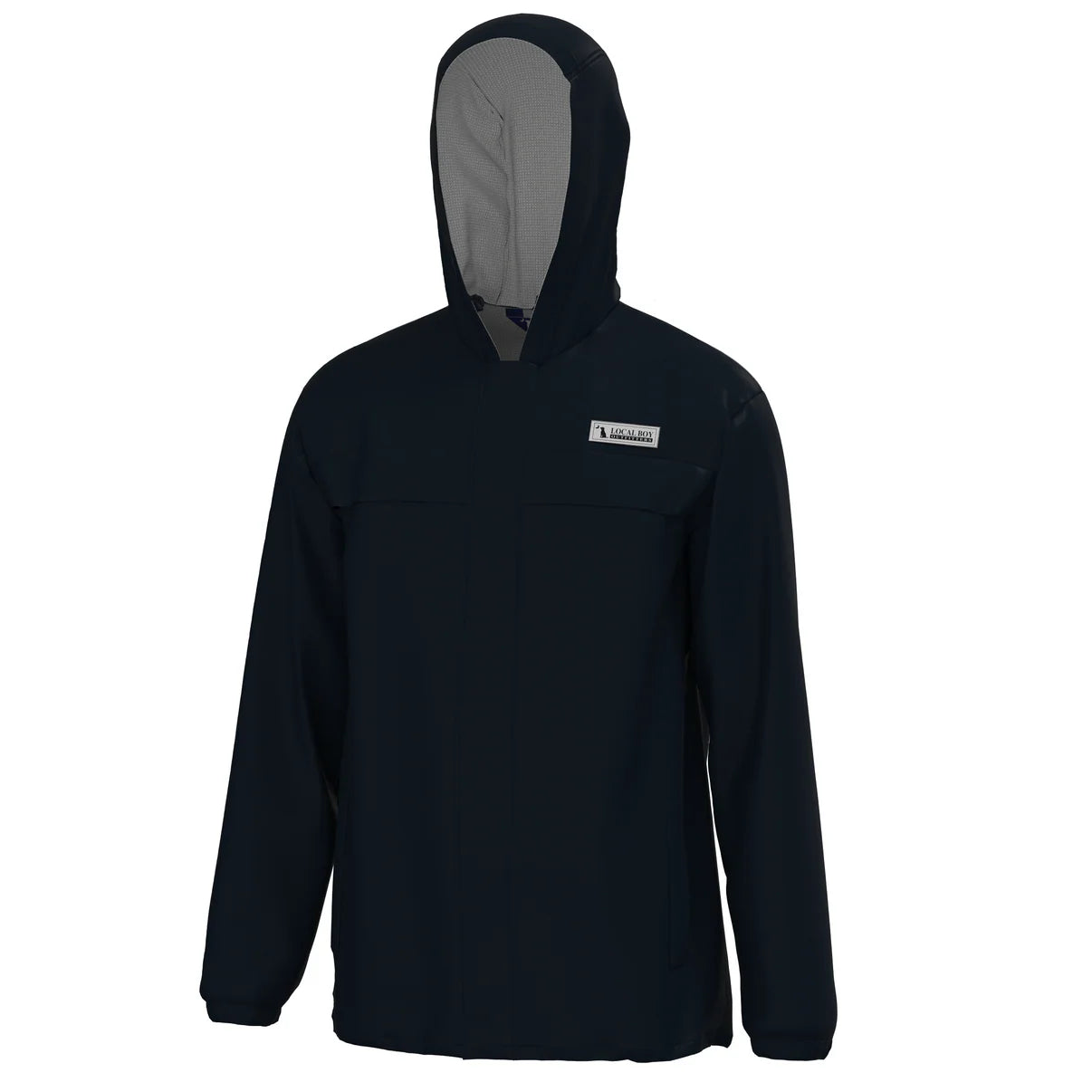 Local Boy Outfitters Rain Jacket in Black