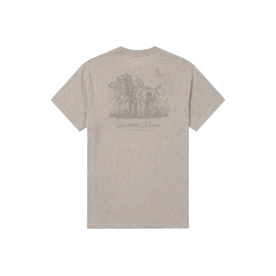 Southern Marsh At The Ready Seawash T-Shirt in Burnt Taupe