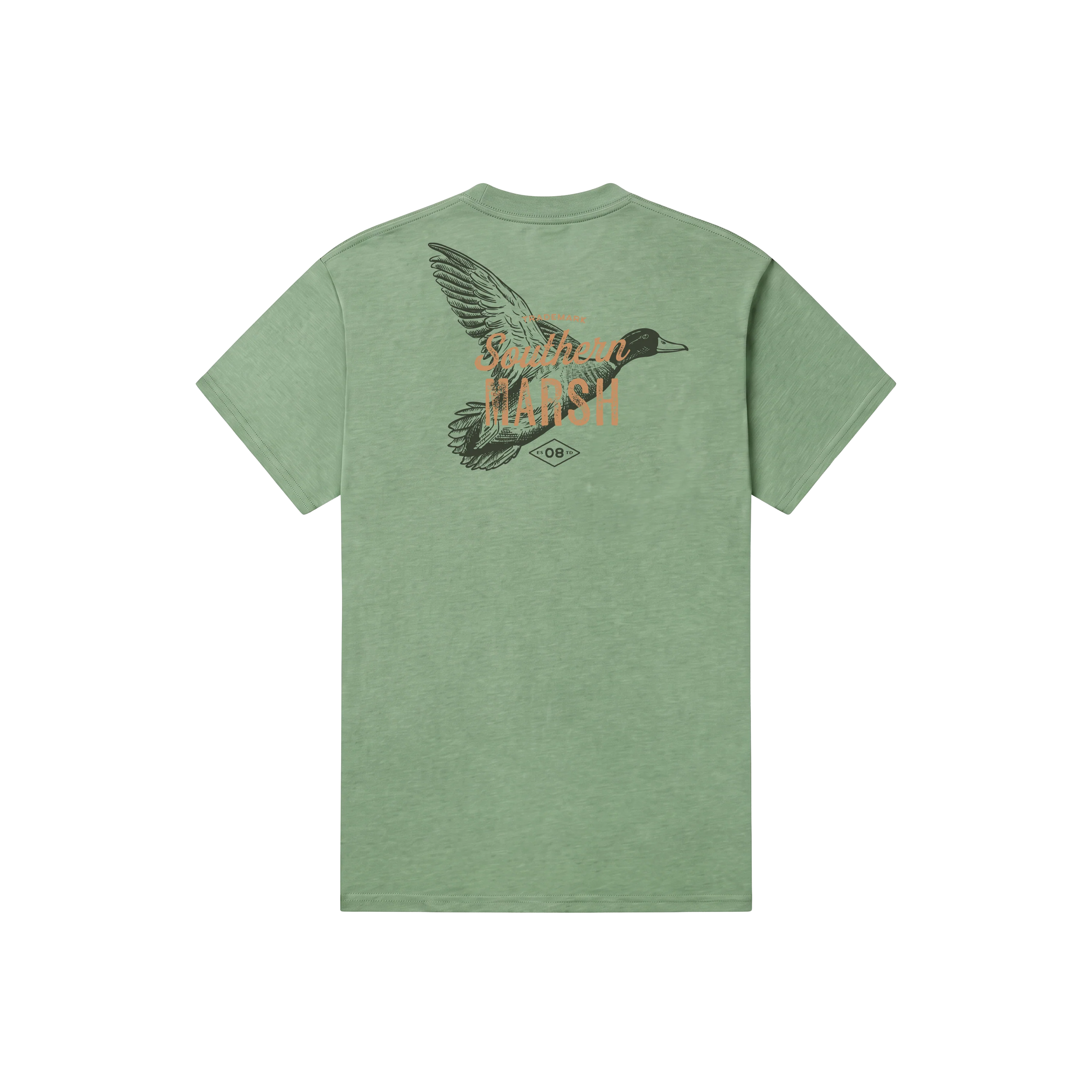 Southern Marsh Duck Etching Seawash T-Shirt