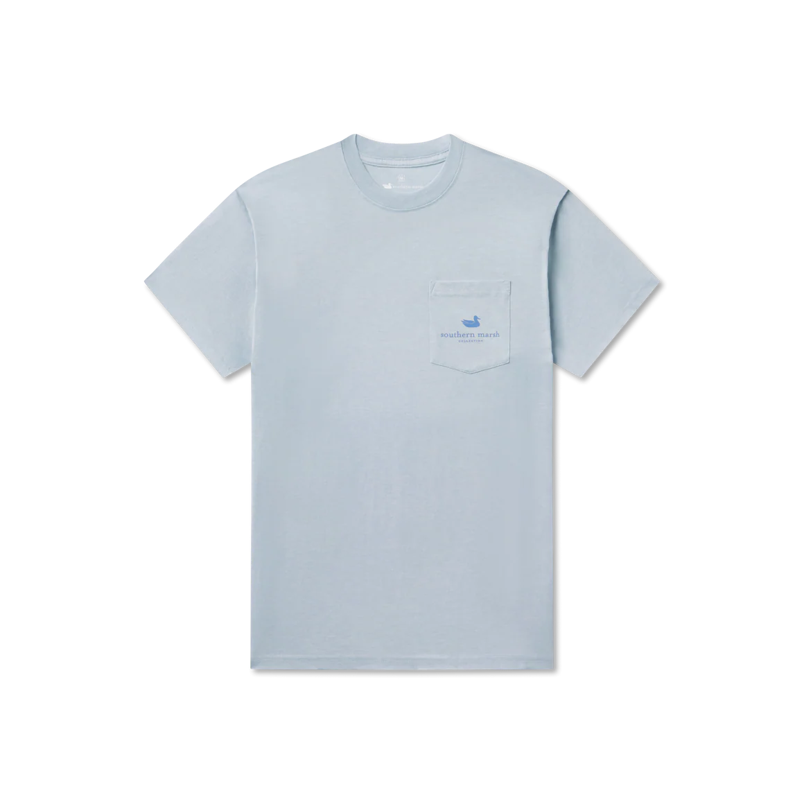 Southern Marsh Freedom Seawash T-Shirt in Mist Blue