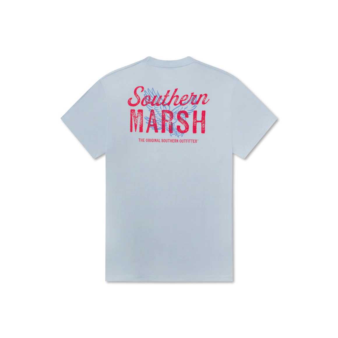 Southern Marsh Freedom Seawash T-Shirt in Mist Blue