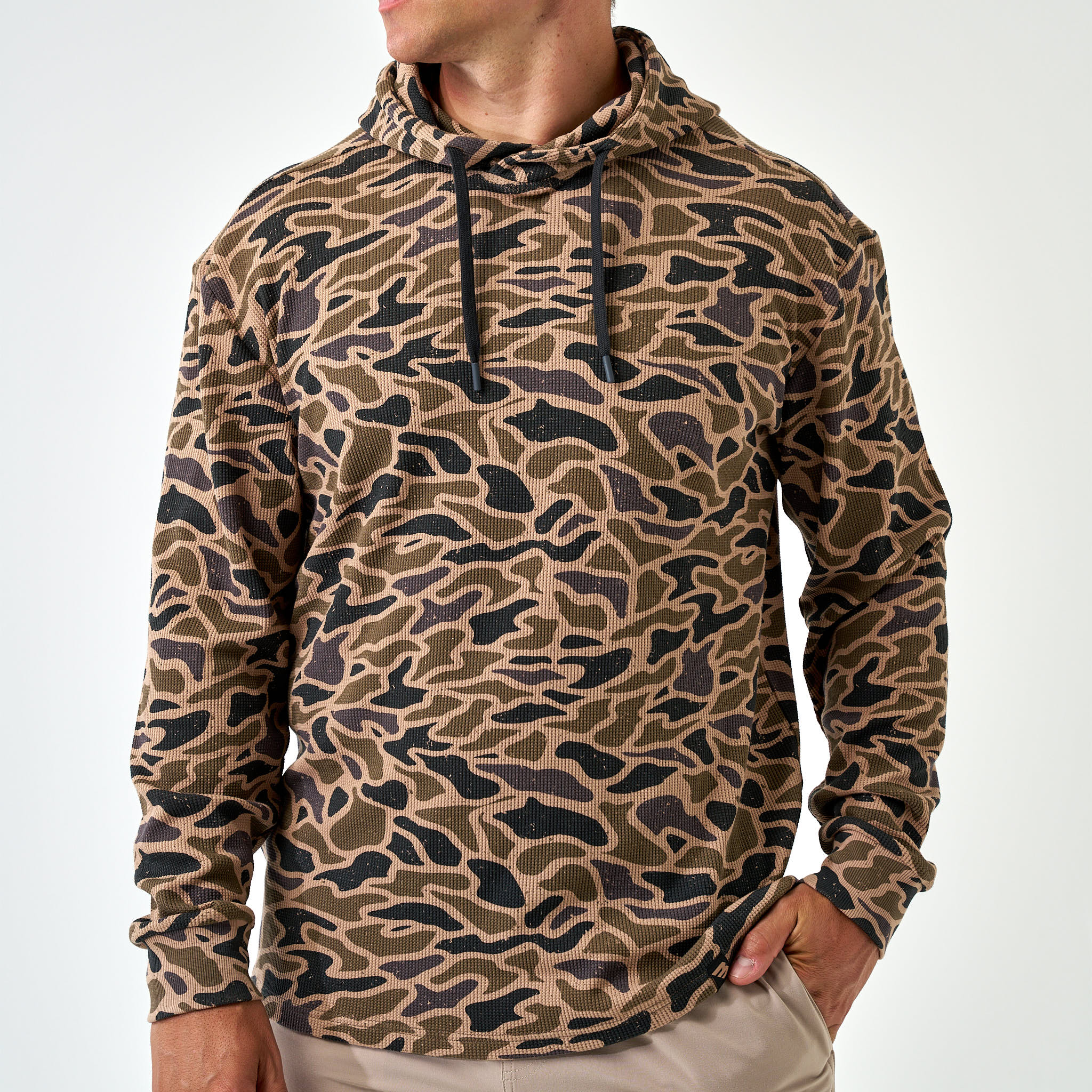 Men's Burlebo Thermal Hoodie - Gauge Camo