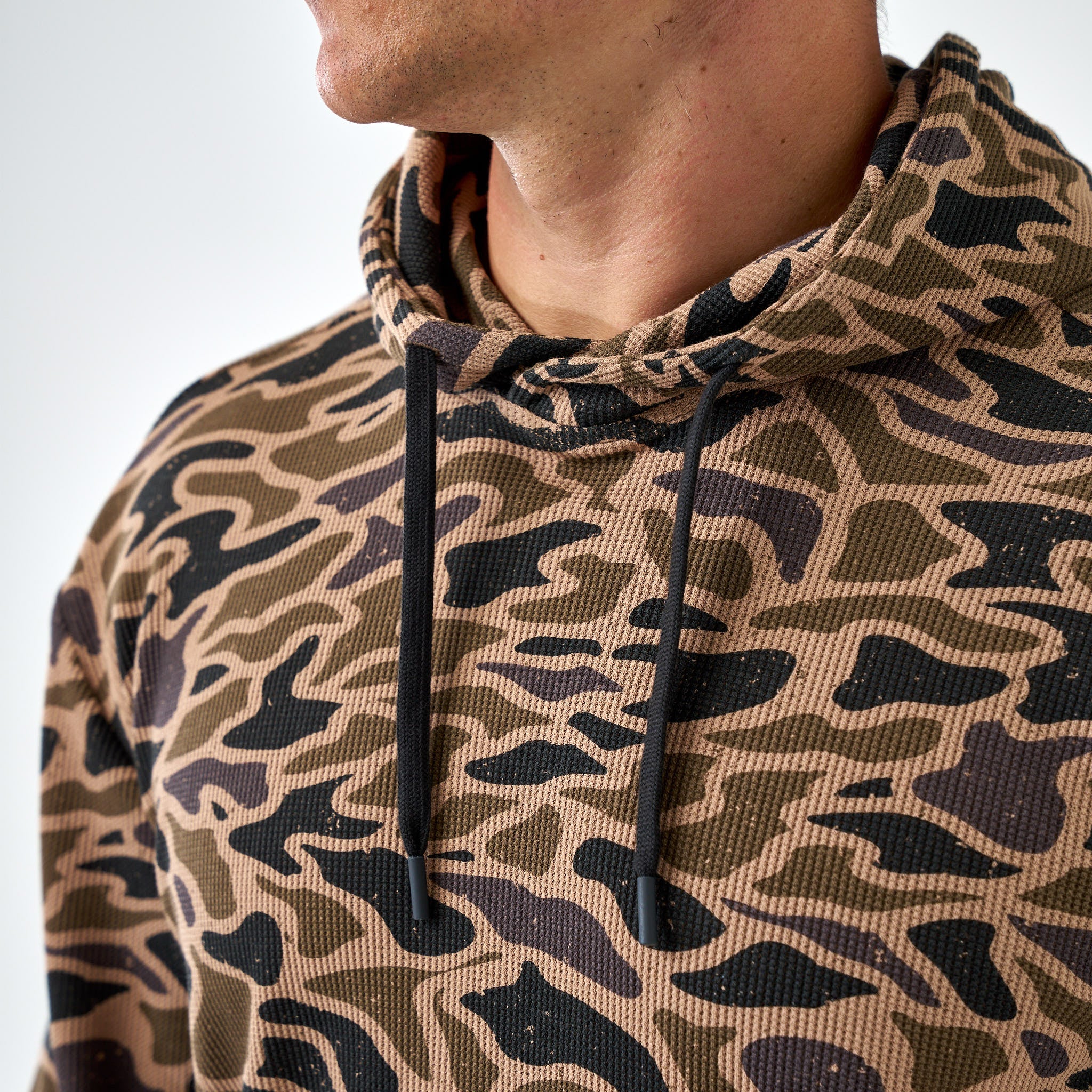 Men's Burlebo Thermal Hoodie - Gauge Camo