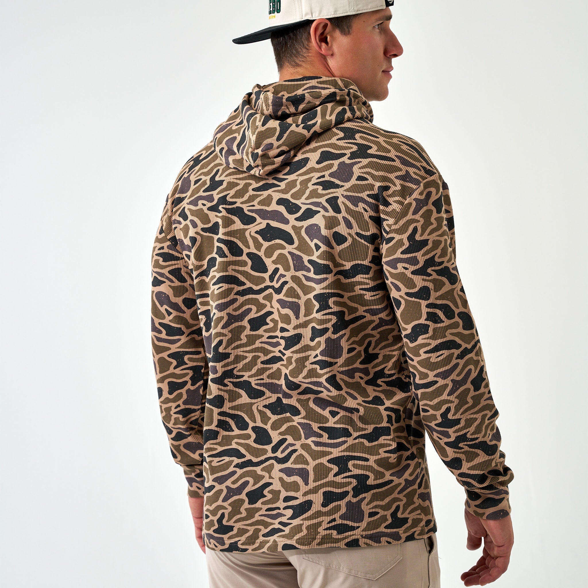 Men's Burlebo Thermal Hoodie - Gauge Camo