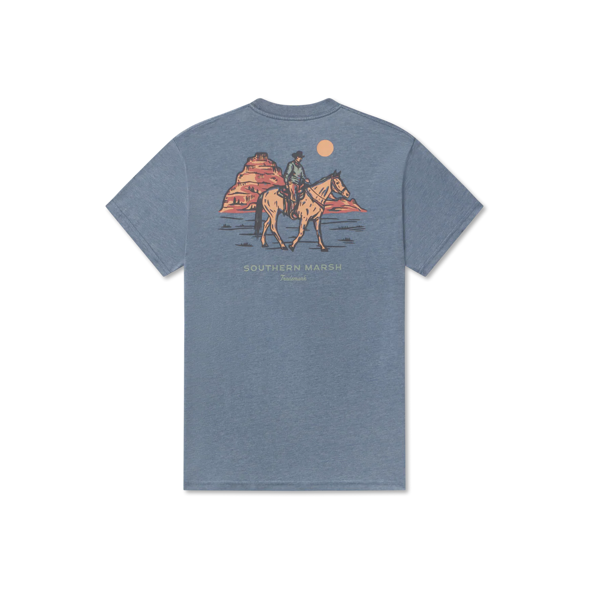 Men's Southern Marsh SEAWASH Marfa Ride T-Shirt in Slate