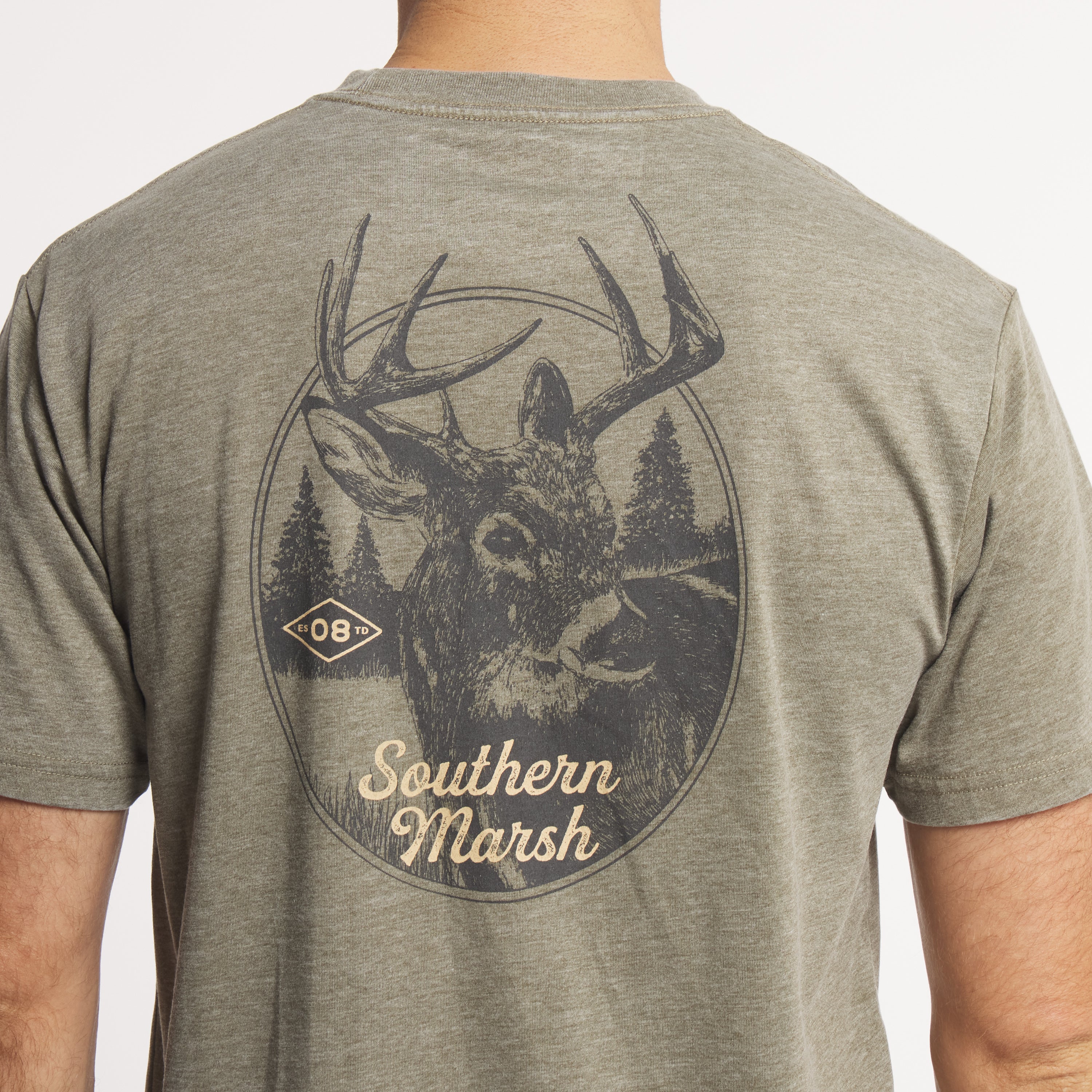 Southern Marsh Whitetail Seawash T-Shirt