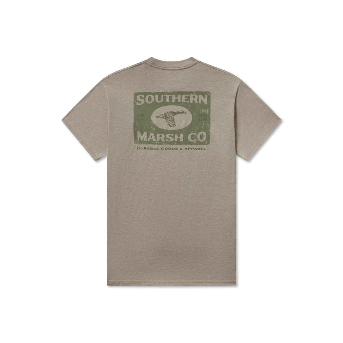 Men's Southern Marsh SEAWASH Mallard Sighting T-Shirt in Burnt Taupe