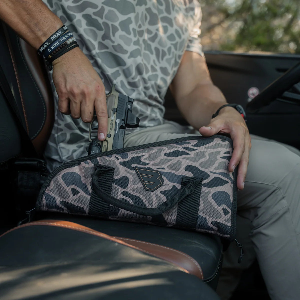 Burlebo Pistol Case in Gauge Camo