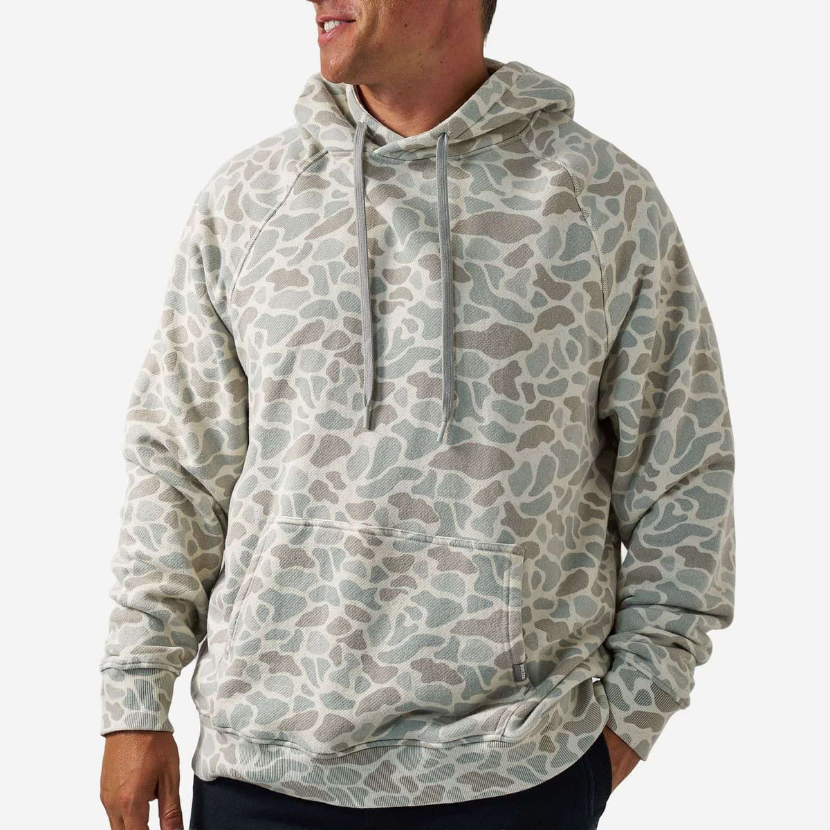 Burlebo | Vintage Washed Hoodie - Classic Deer Camo
