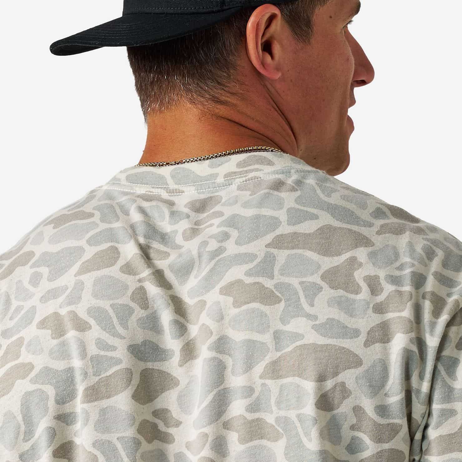 Burlebo Vintage Washed Tee - Classic Deer Camo