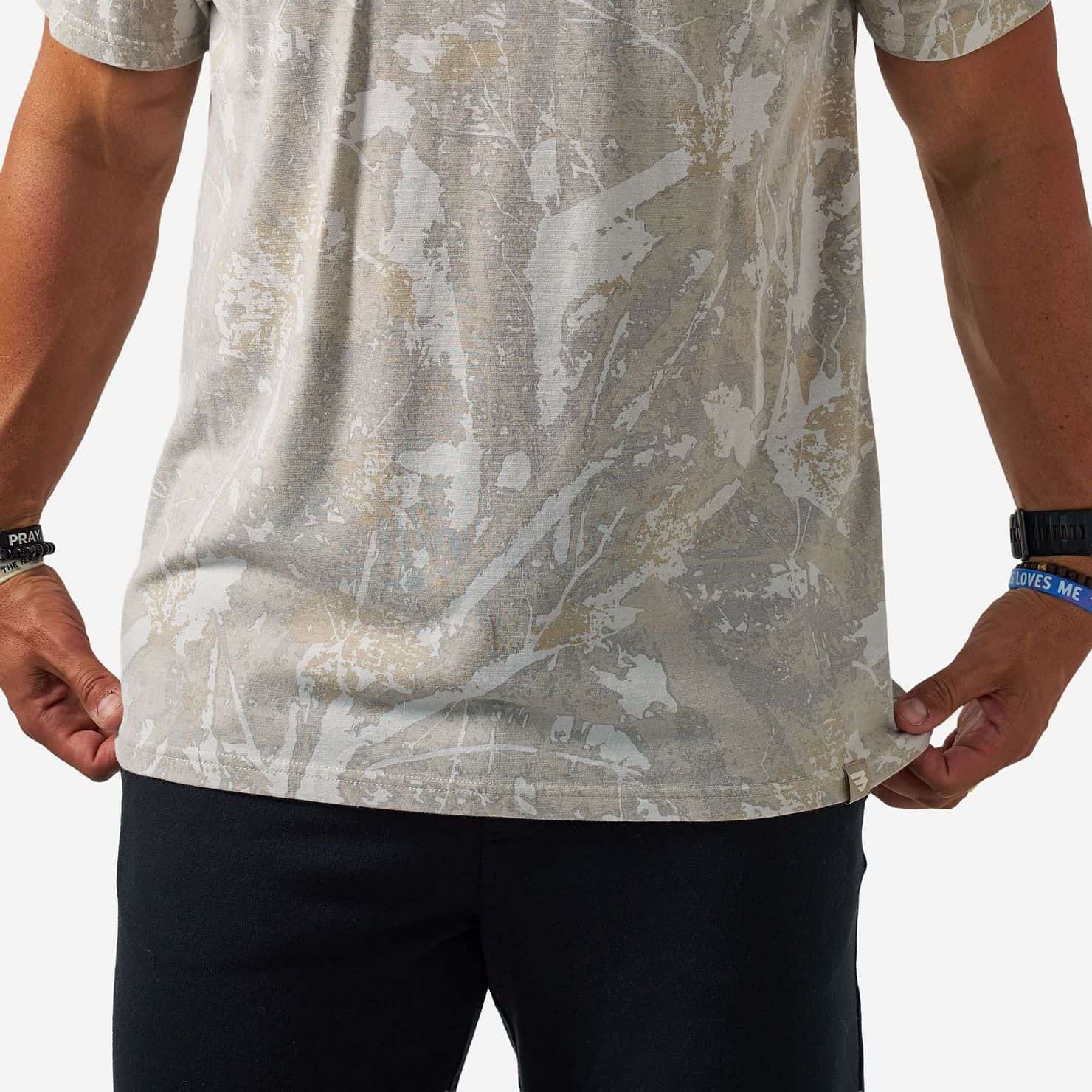 Burlebo Vintage Washed Tee - Drifter Camo