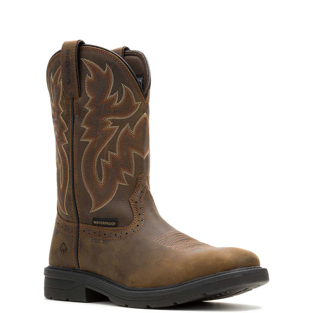 Men's Wolverine Rancher Level Waterproof Steel Toe Boots