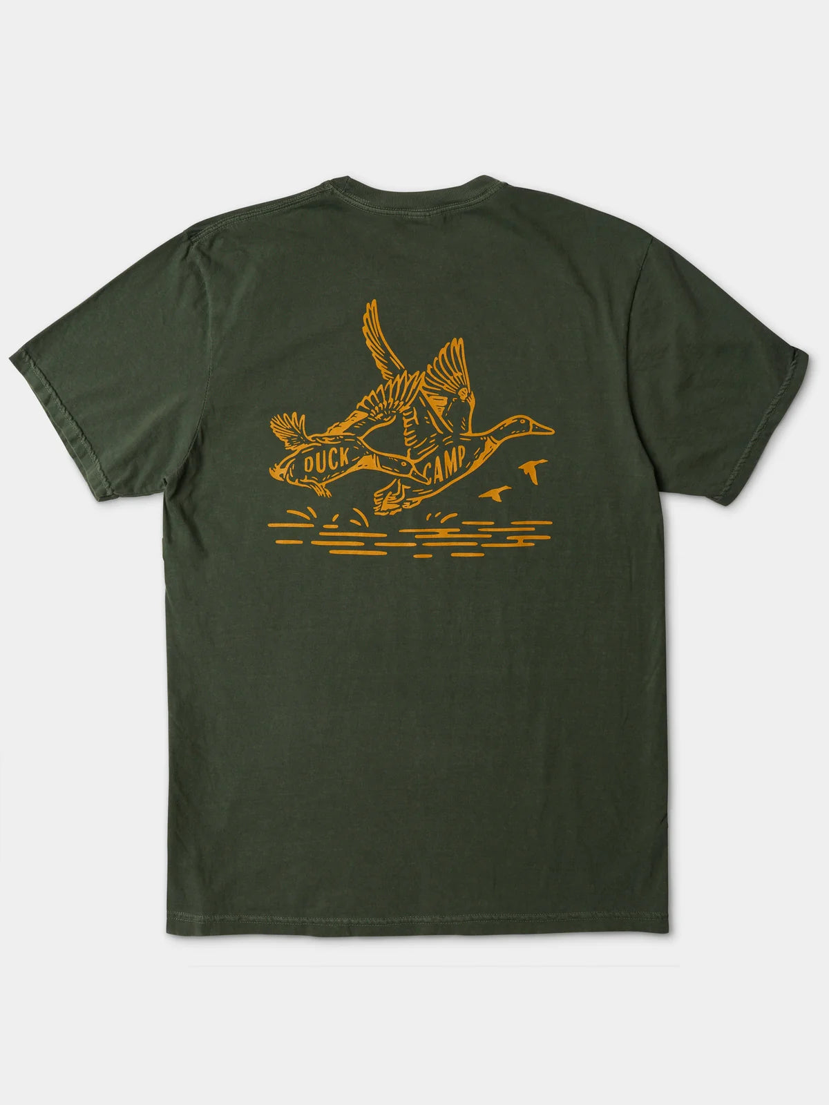 Men's Duck Camp Flight of the Mallards T-Shirt in Moss