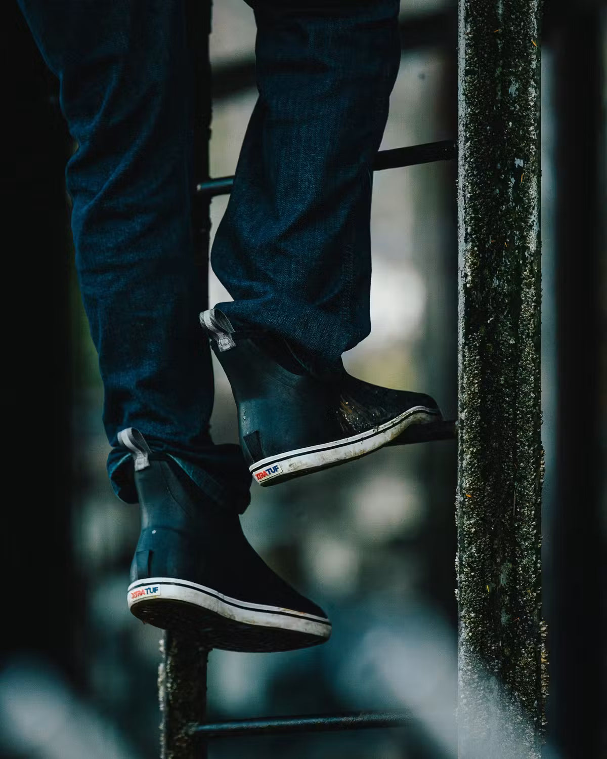 Men's Xtratuf Ankle Deck Boot in Black
