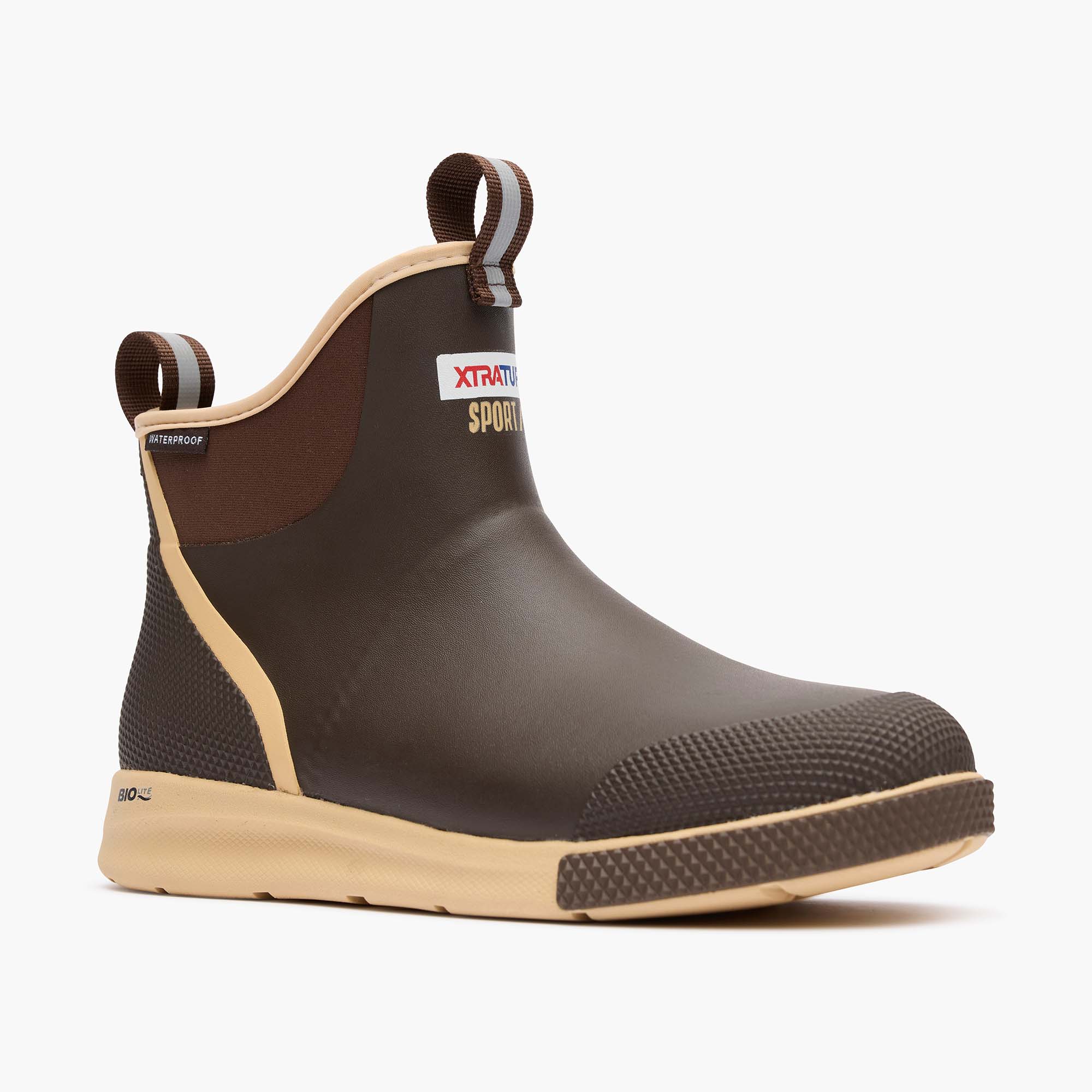 Men's Xtratuf Sport Ankle Deck Boot in Brown