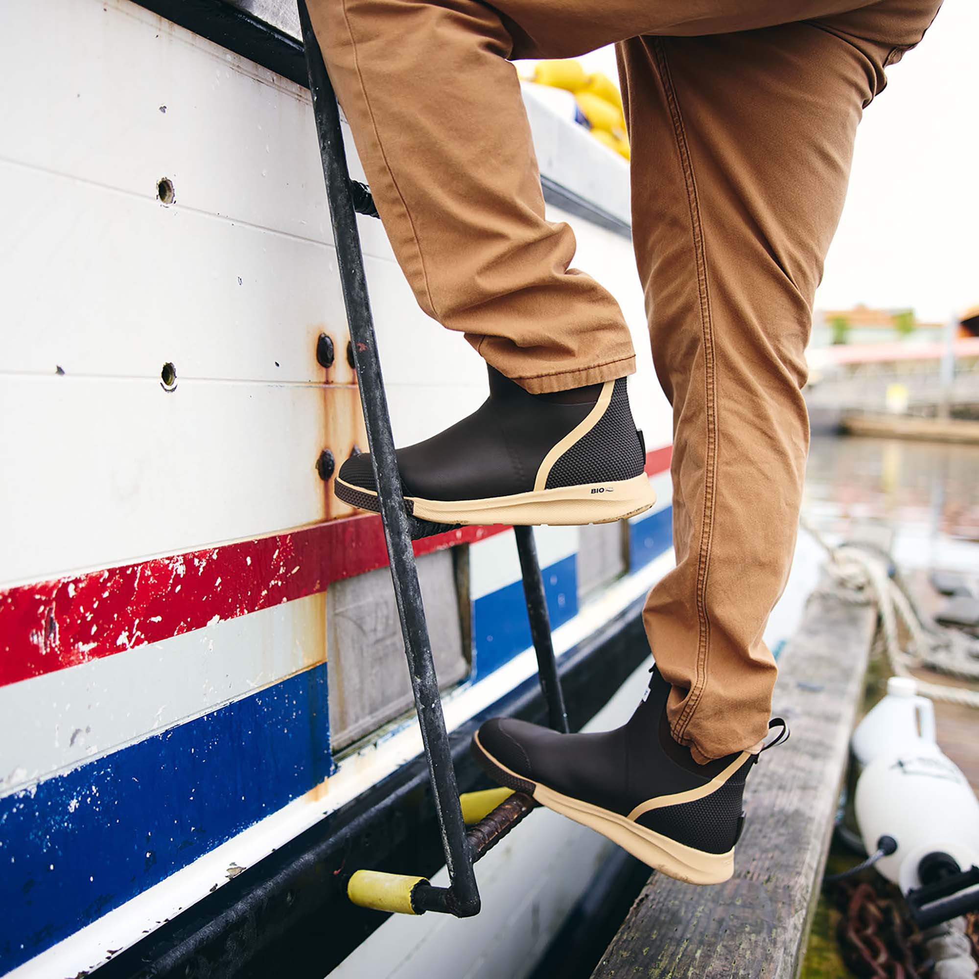 Men's Xtratuf Sport Ankle Deck Boot in Brown