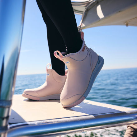 Women's Xtratuf in Ankle Deck Boot Sport in Blush Peach – Boot