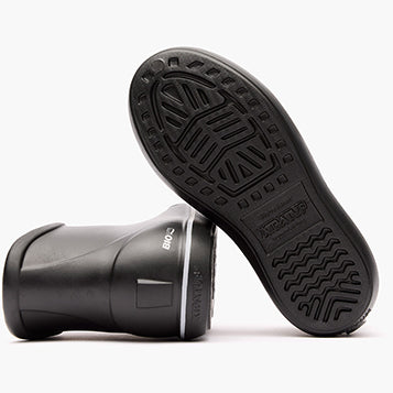 Big Kid's Tufs Black Ankle Deck Boot