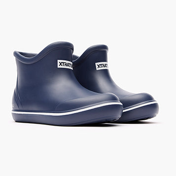 Little Kid's TUFS Navy Ankle Deck Boot