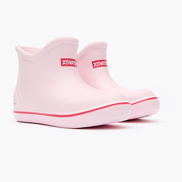 Big Kid's Tufs Pink Ankle Deck Boot