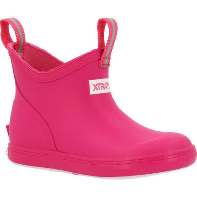 Kid's XTRATUF Ankle Deck Boots in Pink