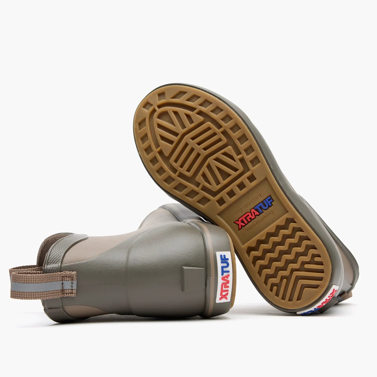 Little Kid's XTRATUF Ankle Deck Boot in Brown