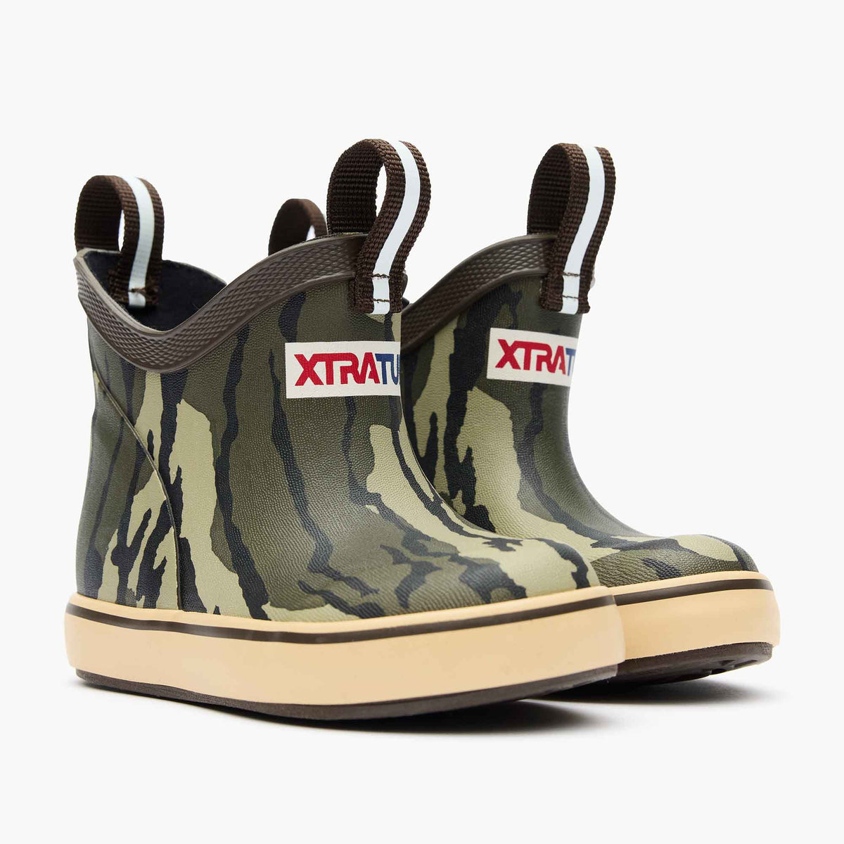 XTRATUF Botas tobilleras para niños en camuflaje Mossy Oak