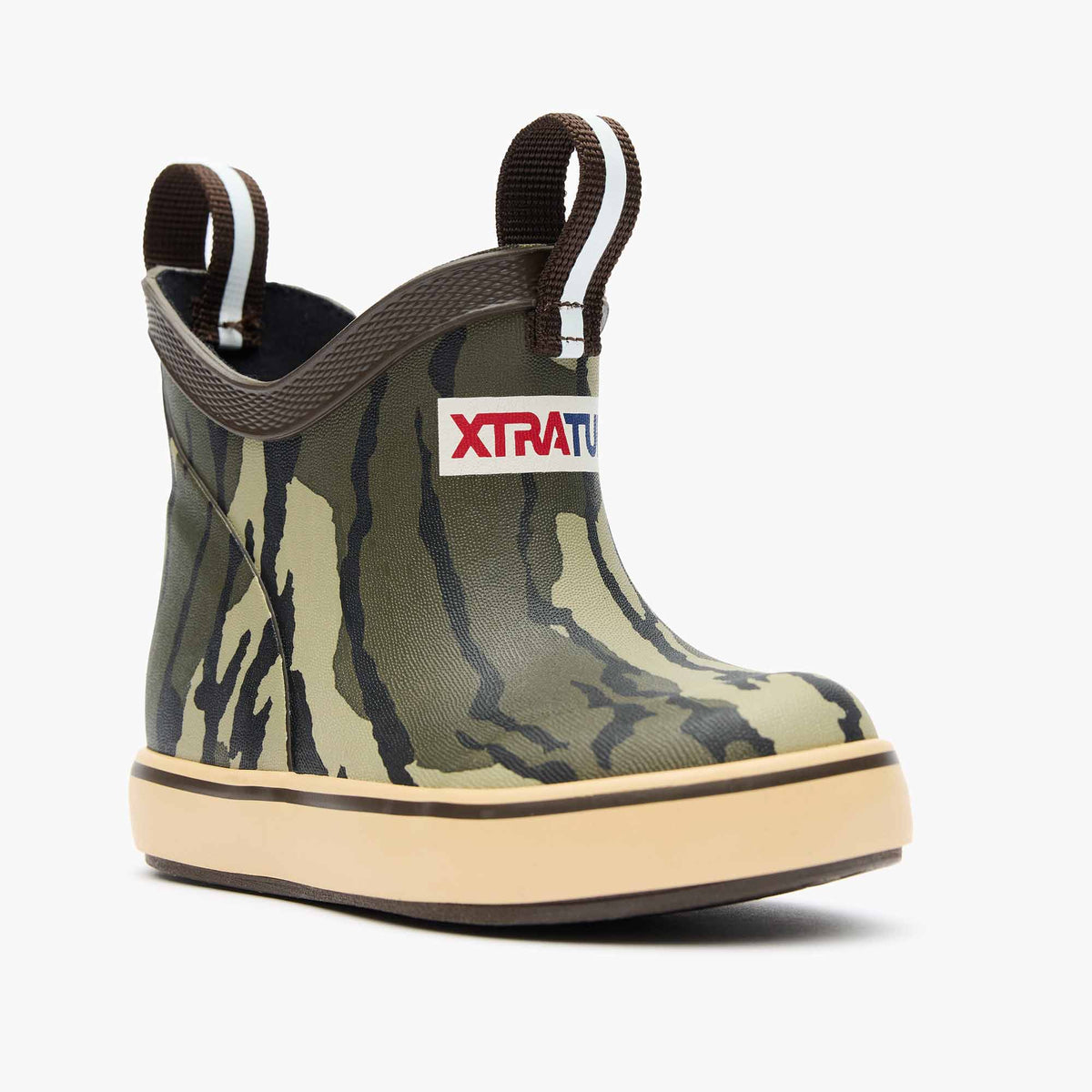 XTRATUF Botas tobilleras para niños en camuflaje Mossy Oak