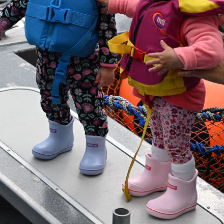 Big Kid's Tufs Pink Ankle Deck Boot