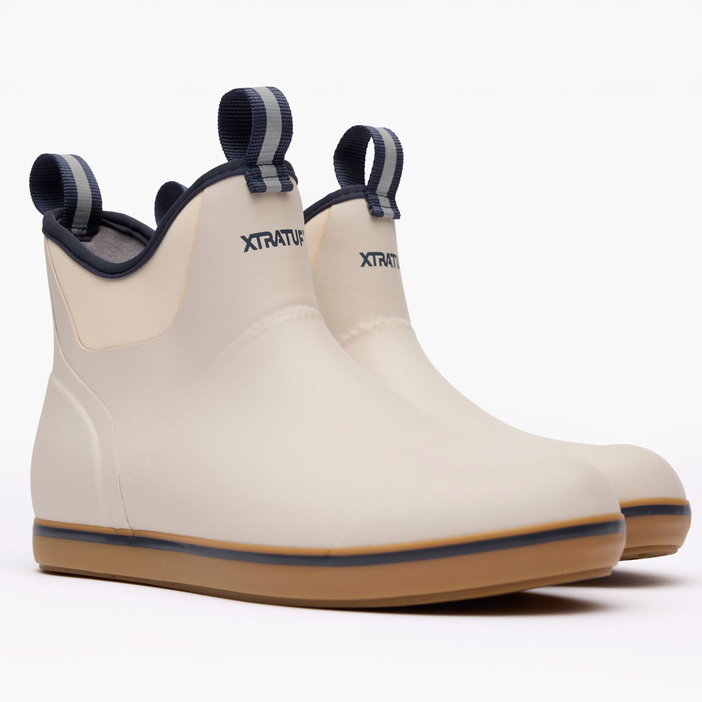 Men's XTRATUF Ankle Deck Boot in White/Navy