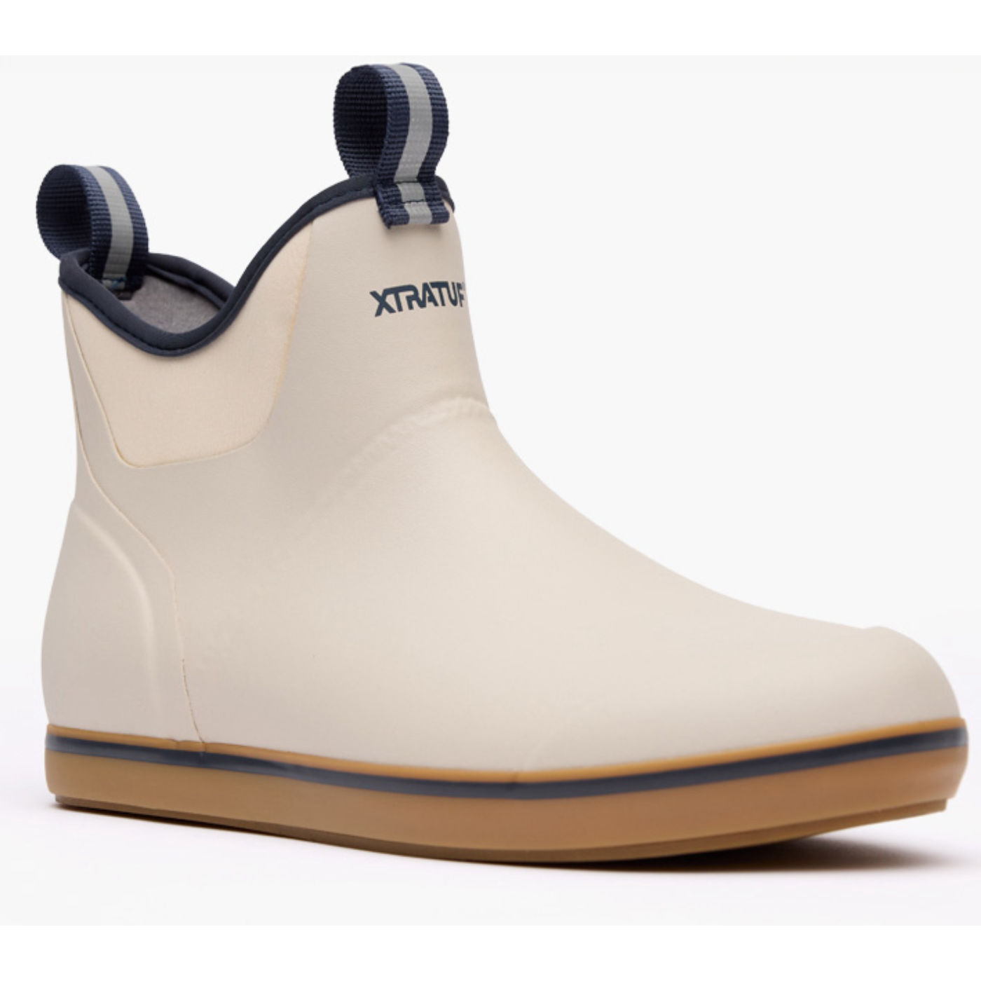 Men's XTRATUF Ankle Deck Boot in White/Navy