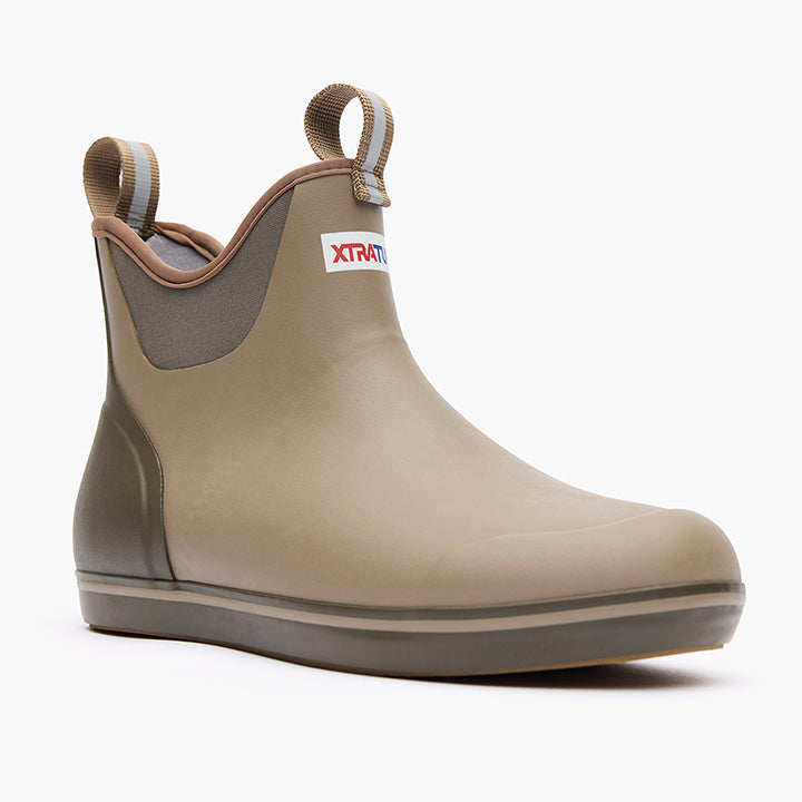Men's Xtratuf 6 In Ankle Deck Boot in Earth Brown