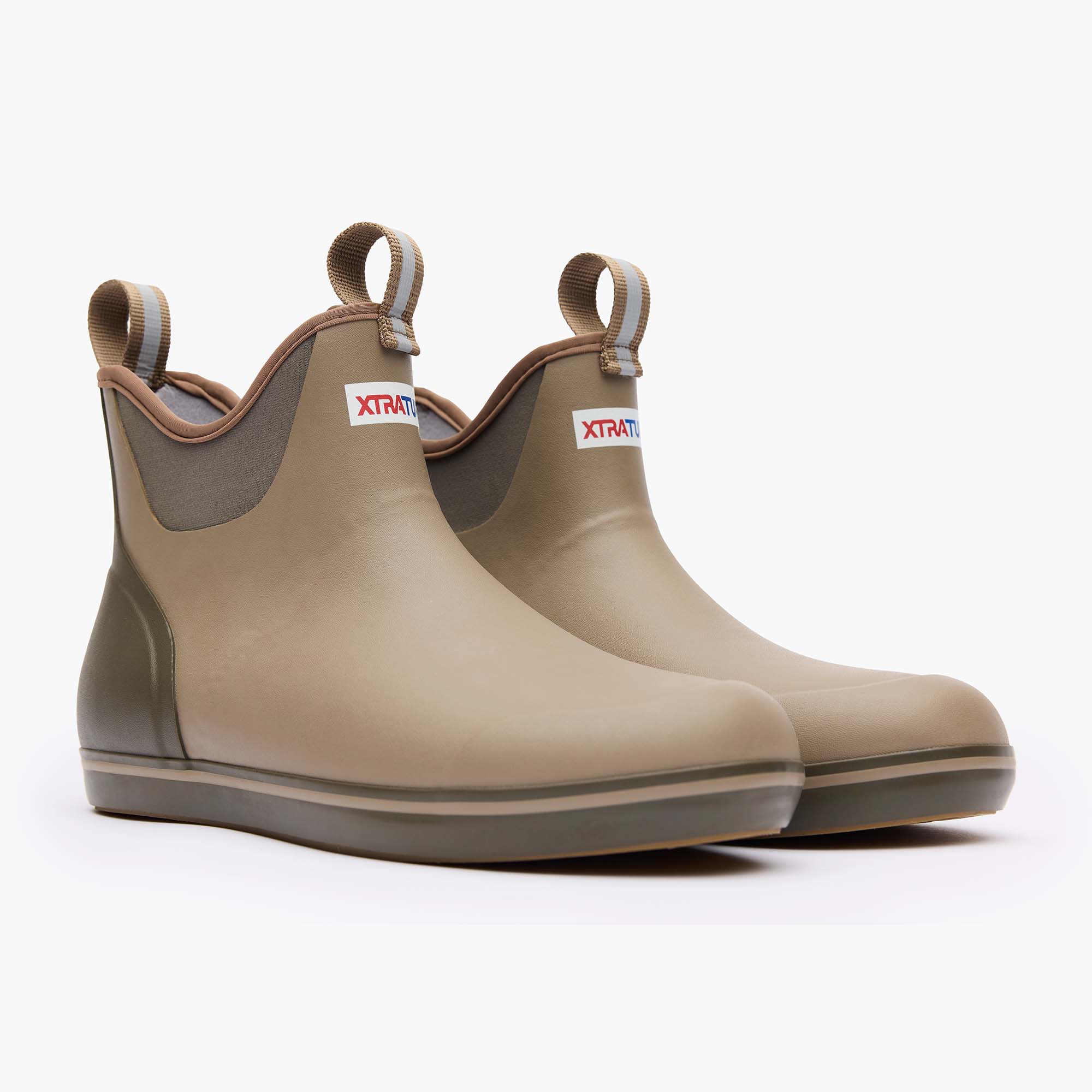 Men's Xtratuf Ankle Deck Boot in Earth Brown