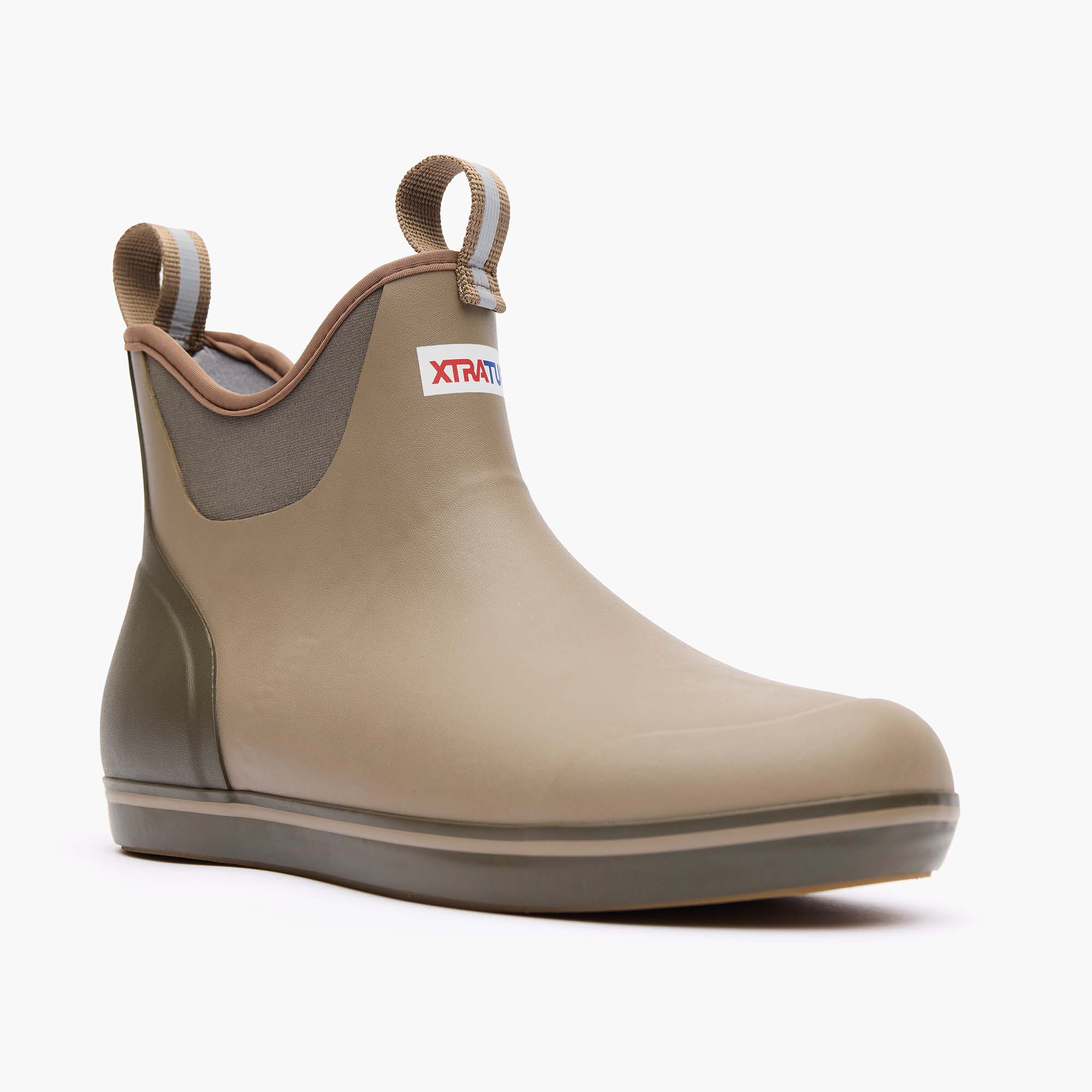 Men's Xtratuf Ankle Deck Boot in Earth Brown