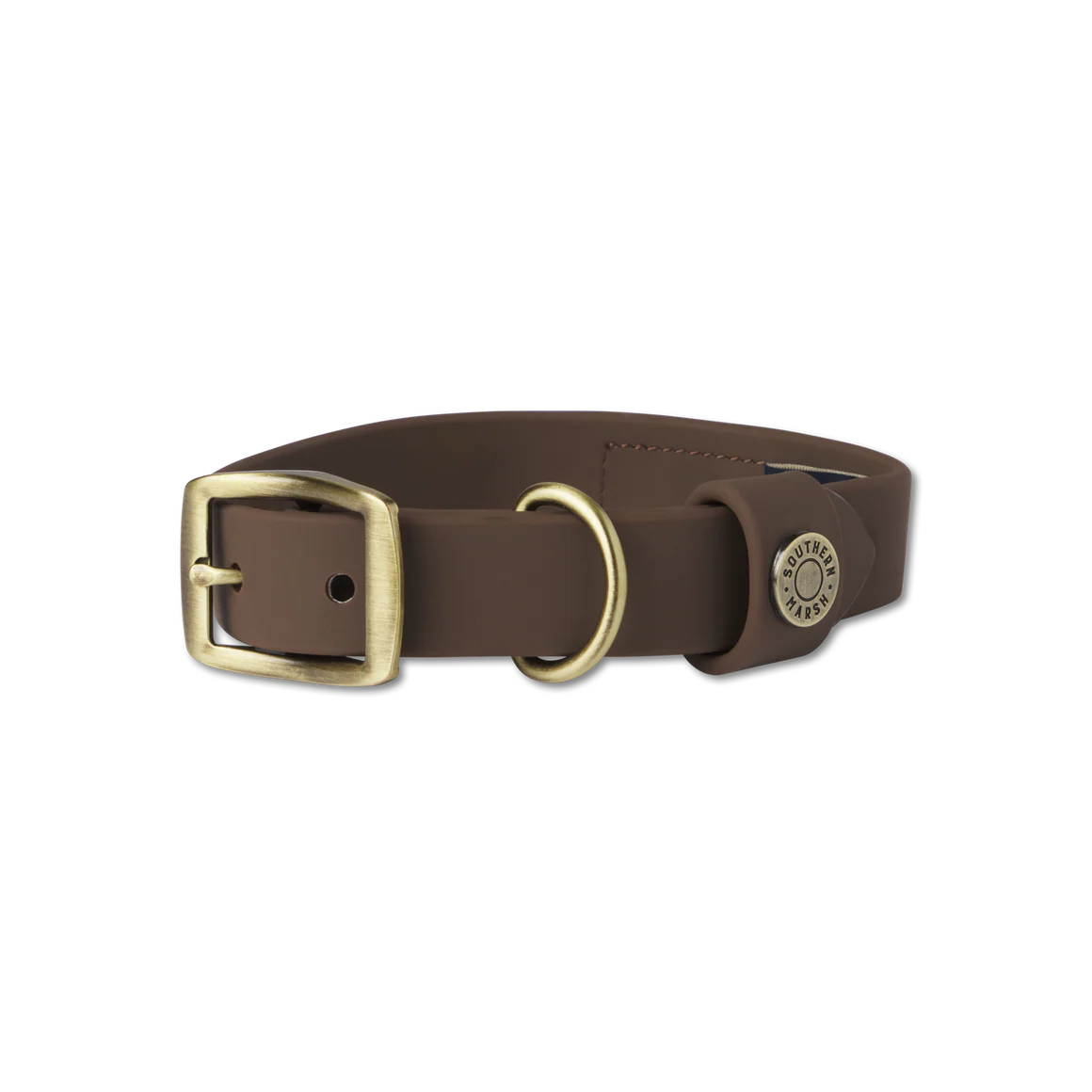 Southern Marsh Mason Waterproof Dog Collar in Dark Brown