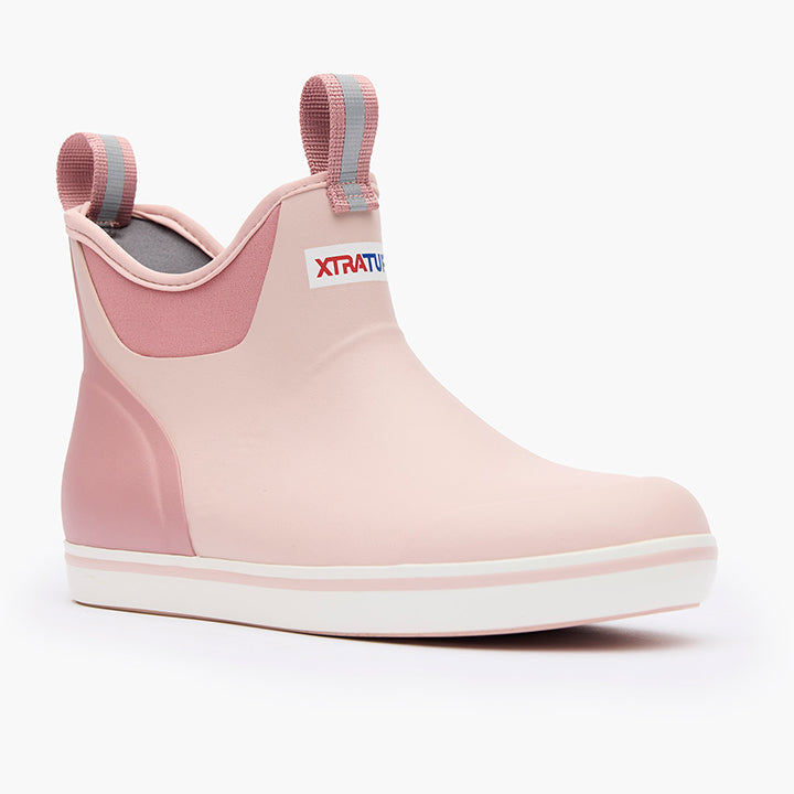 Women's Xtratuf 6 in Ankle Deck Boot in Blush Pink – Boot Country