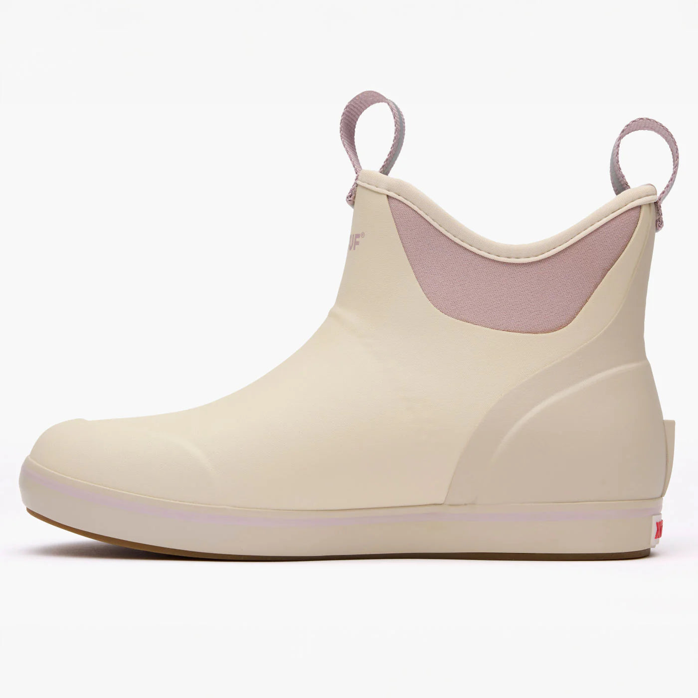 Women's Xtratuf 6in Ankle Deck Boot in Cream Pink