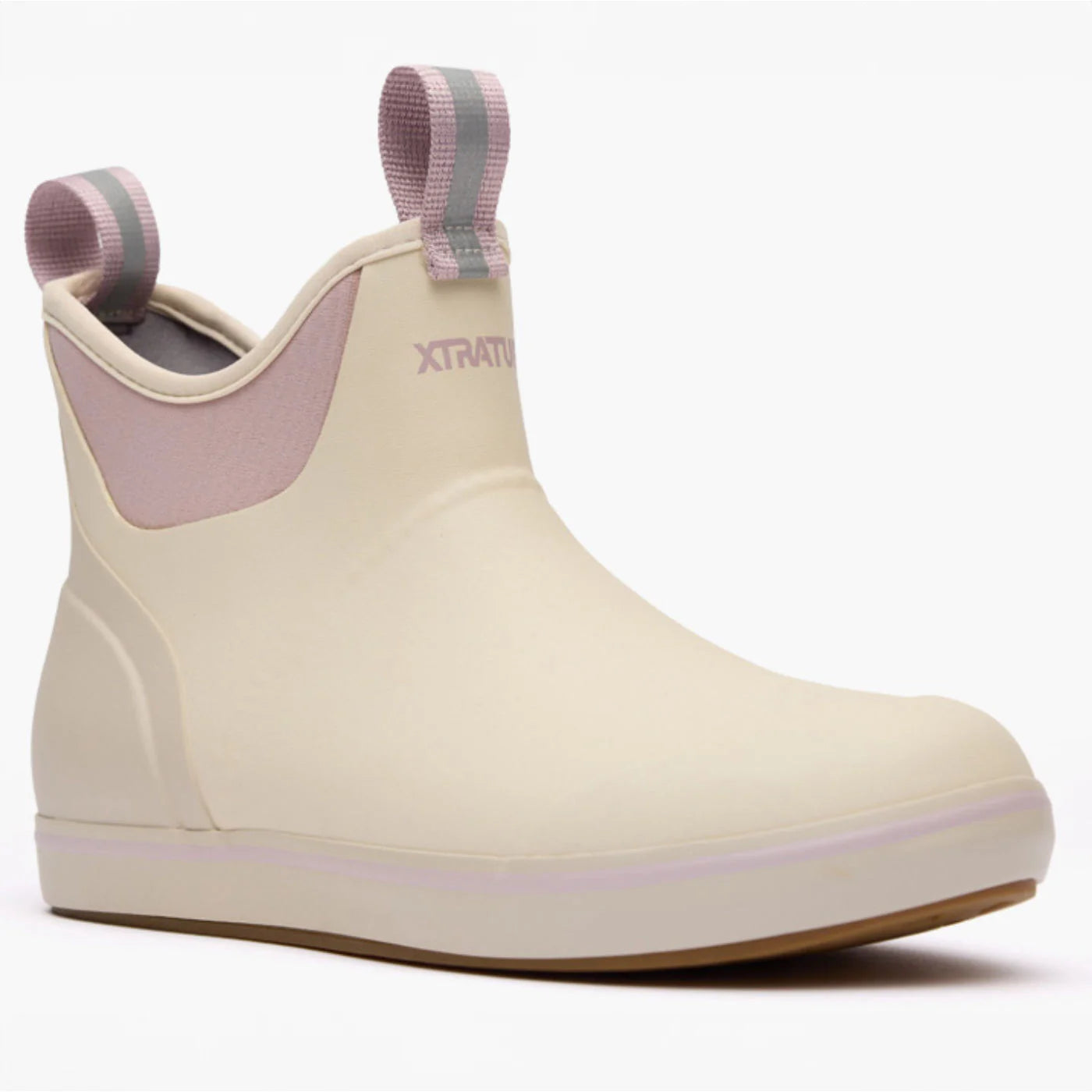 Women's Xtratuf 6in Ankle Deck Boot in Cream Pink