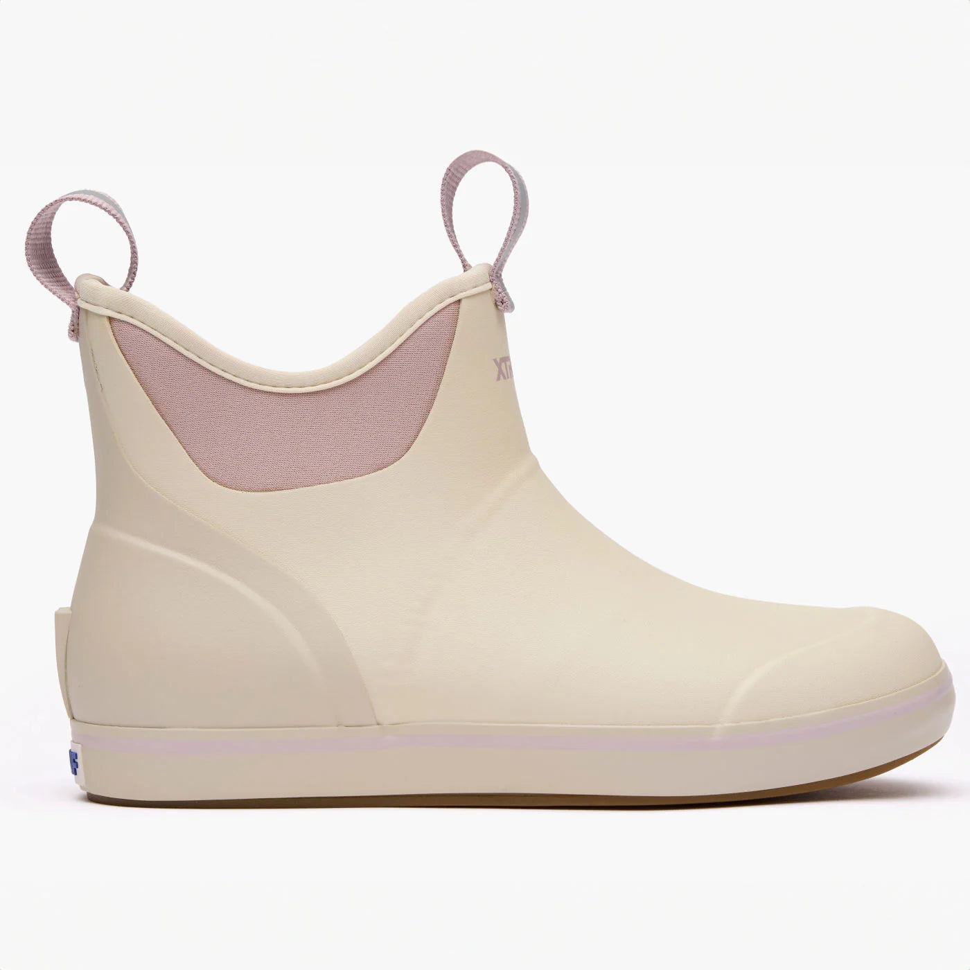 Women's Xtratuf 6in Ankle Deck Boot in Cream Pink