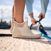 Women's Xtratuf Ankle Deck Boot in Cream Pink