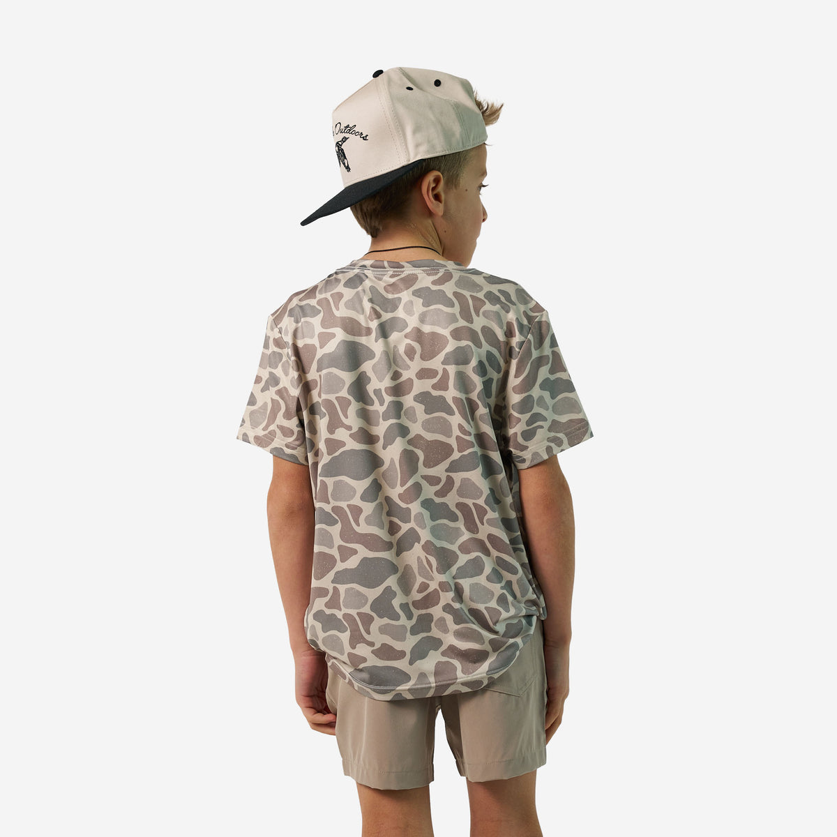 Burlebo Youth & Toddler Go To Tee - Classic Deer Camo