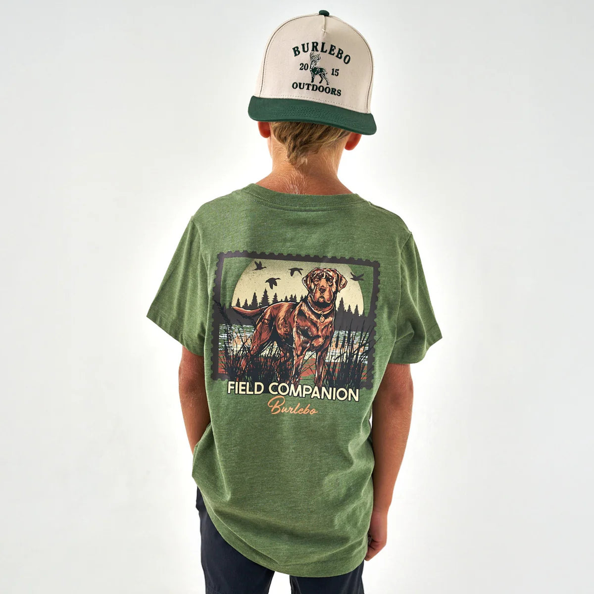 Burlebo Youth Duck Dog Stamp T-Shirt